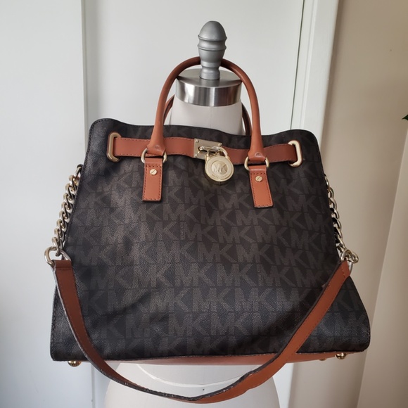 VINTAGE Michael Kors Logo Handbag - Picture 6 of 14